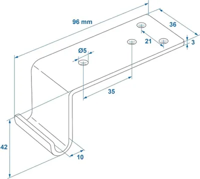 Produktbild von Stange für Anhängerverriegelung zb-01a