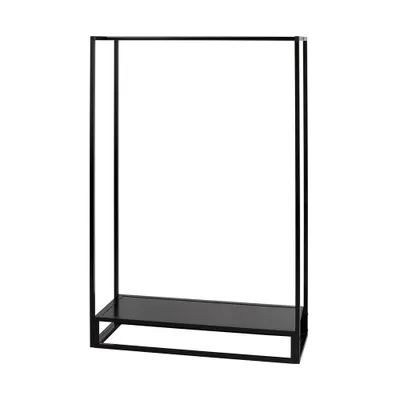 Produktbild von Konfektionsständer Construct Black mit Ablage – Schwarz - leichtes Gestell mit Ablage und Kleiderstange
