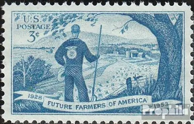 Produktbild von Briefmarken USA 1953 Mi 644 (kompl.Ausg.) postfrisch Amerikanische Farmer