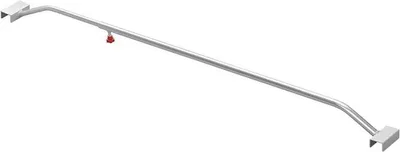 Immagine prodotto di Staffa per telone in alluminio regolabile 108-146 cm per copertura del rimorchio