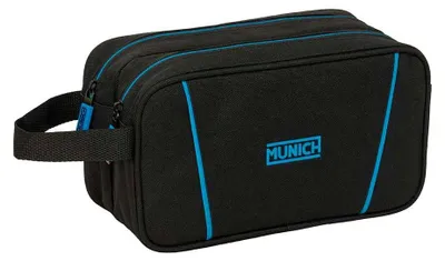 Produktbild von Safta Munich 26x15x12.5 Cm Kulturbeutel Schwarz  Kinder Schwarz One Size