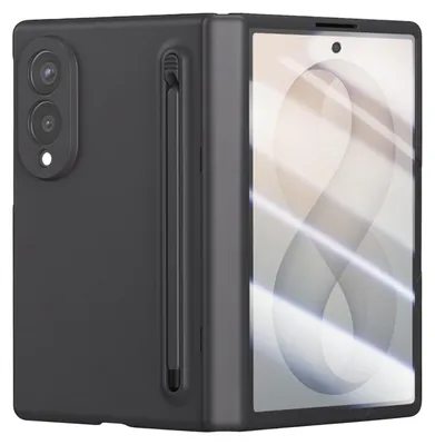 Immagine prodotto di Custodia protettiva Avizar a 360°, compatibile con Galaxy Z Fold 8, con stilo integrato, colore nero