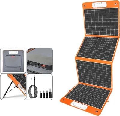 Obrázek produktu pro Solární panel, přenosné provedení, vysoká účinnost, 18V, 100W