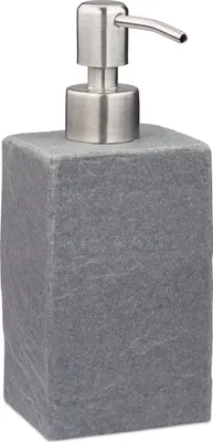 Obrázok produktu pre relaxdays 10031054_111 relaxdays Seifenspender grau 200,0 ml