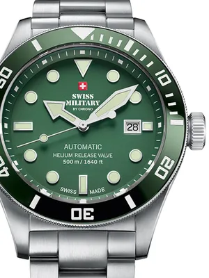 Produktbild von Swiss Military SMA34075.03 Automatik Herrenuhr 44mm 50ATM
