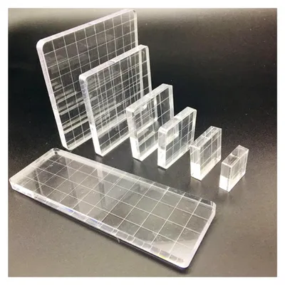 Produktbild von 7 transparente Acryl-Siegelstempel für Scrapbooking