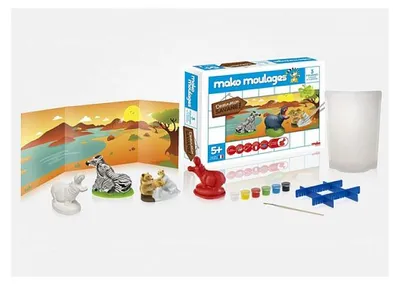 Image de Mako Créations Destination savane, coffret 6 moules