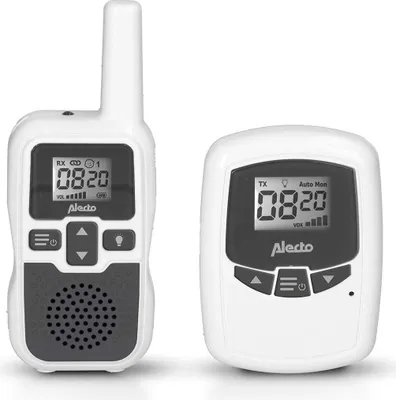 Produktbild von Alecto DBX-80 - Babyphone mit Reichweite von bis zu 3.000 Metern, weiß/anthrazit
