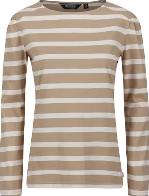 Image de Regatta - T-shirt à manches longues pour femmes, modèle "Federica", référence RG9454 (taille 36 DE), couleur : jaune moutarde/jaune vanille clair