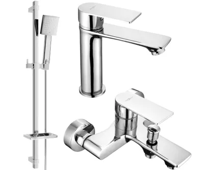 Zdjęcie produktu dla Mexen Royo DQ45 zestaw wannowy, chrom - 72203DQ45-00