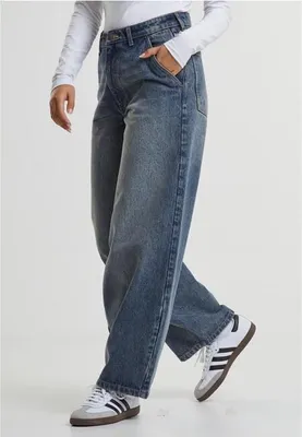 Obrázek produktu pro Dámské džíny Urban Classics Ladies Tapered Baggy Jeans dirty washed - 33