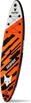 Zdjęcie produktu dla FUXTEC SUP Board, 320x81x15 cm, wytrzymalosc do 150kg, z plecakiem Orange/Weiß/Schwarz
