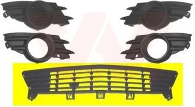 Image de VAN WEZEL Grille de pare-chocs avant pour OPEL Meriva A
