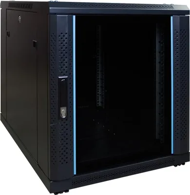 Immagine prodotto di DSIT 12 U, armadio per server di piccole dimensioni, con porta in vetro (LxPxH) 600 x 800 x 720 mm (DS6812)