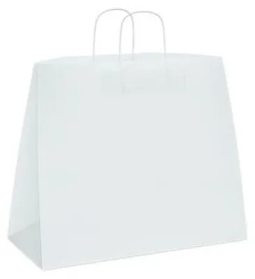 Zdjęcie produktu dla Duża Torba Papierowa Na Prezent 500x180x390 Biała