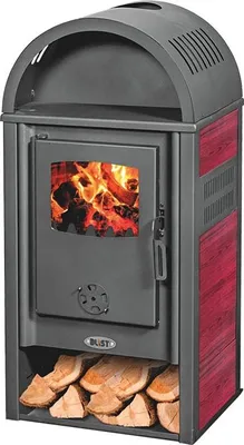 Immagine prodotto di Stufa a legna Blist VIENNA 8 kW - Rosso