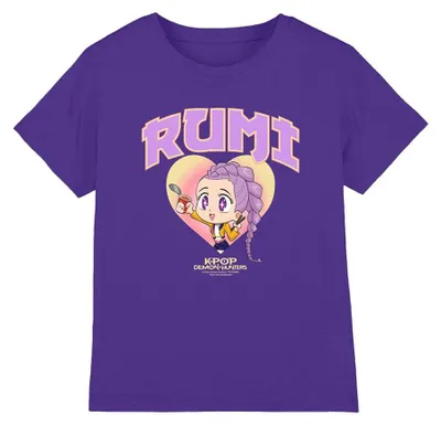 Productafbeelding van K-Pop Demon Hunters - "Huntrix" T-shirt voor kinderen, model TV42352 (maat 152-158) (paars)