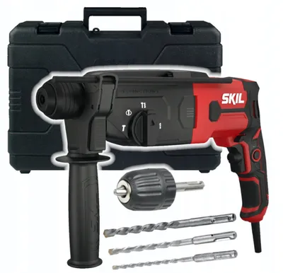 Obrázok produktu pre Skil 1770 GA, SDS Plus, Čierna, Červená, 2,6 cm, 980 ot/min, 2,8 J, 5150 bpm