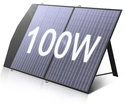 Immagine prodotto di Pannello solare pieghevole - Pannello solare portatile - Pannello solare per campeggio - 100W 18V