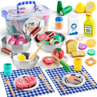 Image de Jeu de cuisine pour enfants, jouet éducatif et créatif