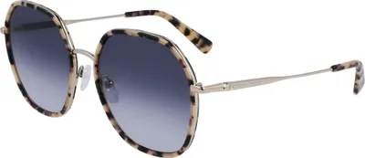 Image de LONGCHAMP LO163S 743 GOLD/VINTAGE HAVANA 58/18/140 FEMALE Lunettes de soleil