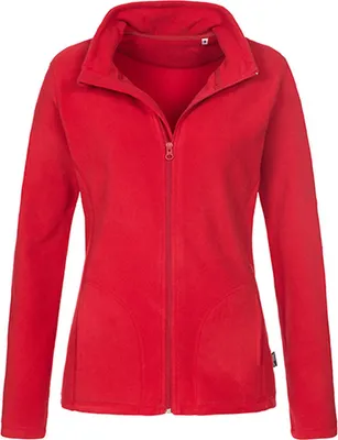 Immagine prodotto di Stedman ST5100 | Giacca in pile da donna - Lavabile fino a 40 °C - Colore: Rosso scarlatto - Taglia: XXL