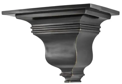 Obrázok produktu pre Casa Padrino luxusná mosadzná nástenná konzola bronz 34 x 25 x v. 25 cm - nábytok v štýle art deco