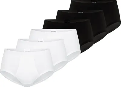 Produktbild von Schiesser 6er Pack Original Classics Feinripp Slip / Unterhose Besonders Komfortabel und ohne störende Seitennähte, Bequemer Webgummibund mit tonalem Schiesser-Logo, Hochwertiger Feinripp aus 100% supergekämmter Baumwolle