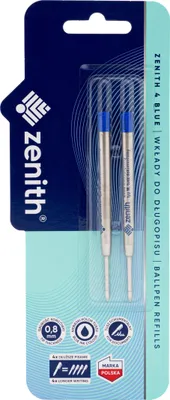 Zdjęcie produktu dla Wkład wielkopojemny Zenith 4 - 2 sztuki, niebieski