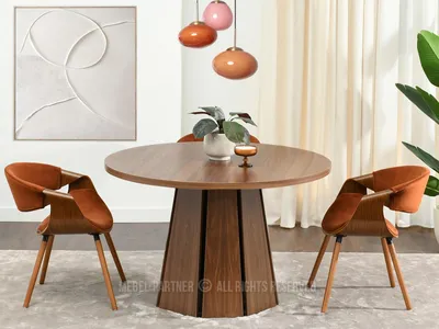 Obrázek produktu pro Designový jídelní stůl 120 DAMIEN - ořech