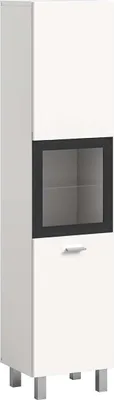 Produktbild von Badschrank Boston - Weiß mit Glasbodenclips