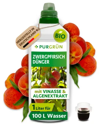 Produktbild von Purgrün -Zwergpfirsich-Dünger 1 Liter