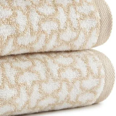 Produktbild von Frottee-Set von Simplione, 2 Handtücher und 1 Gästetuch, 100% Baumwolle, Farbe Beige
