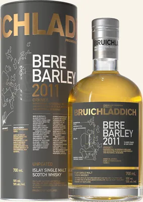 Produktbild von Bruichladdich Bere Barley 2011 700ml + Box 50% Vol.