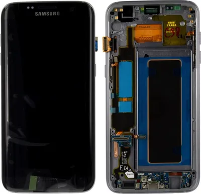 Produktbild von Display LCD Komplettset GH97-18533A Schwarz für Samsung Galaxy S7 Edge G935 G935F