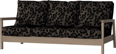 Produktbild von Dekoria Bezug für Lillberg 3-Sitzer Sofa, braun-schwarz, Sofahusse, Lillberg 3-Sitzer