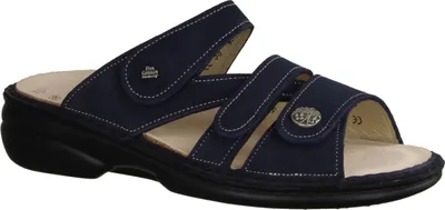 Produktbild von Finn Comfort Ventura-Soft Damen Pantolette, Nautic (Dunkelblau), Leder - Marken Finn Comfort, Blau, leder (nubukvienna)