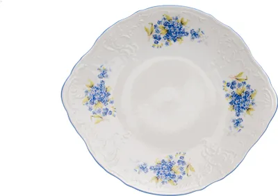 Produktbild von Thun 1794 Kuchenteller, Tschechisches Porzellan, Bernadotte, 27 cm, Brombeere, Thun