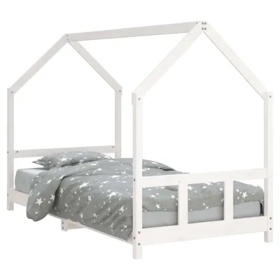 Obrázek produktu pro vidaXL Dětská postýlka bílá 90x190 cm Masivní borovicové dřevo