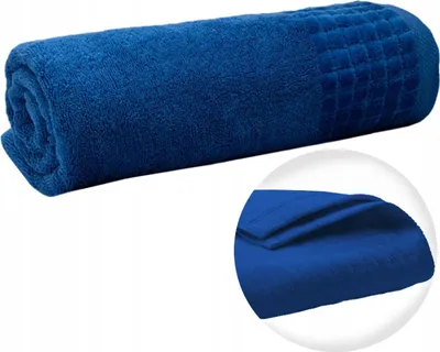 Immagine prodotto di Asciugamano da bagno ad asciugatura rapida 100% cotone spesso 50x100 cm Blu