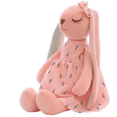 Productafbeelding van Hazen knuffel, 53 cm – XXL knuffel, zacht voor baby's en kinderen, pluchen konijn, roze