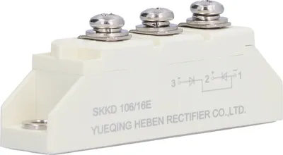 Obrázok produktu pre Mostný usmerňovač, 3 terminály usmerňovač modul, usmerňovací modul, 106A mostný usmerňovač, usmerňovač napájania modul, príslušenstvo napájania