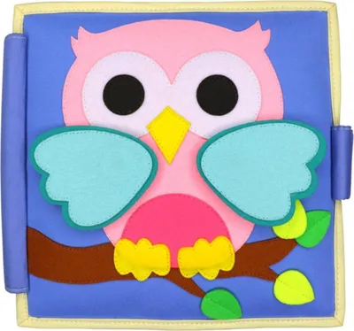Produktbild von Jolly Designs Busy Book Montessori Eule für Baby und Kleinkinder ab 12 Monate
