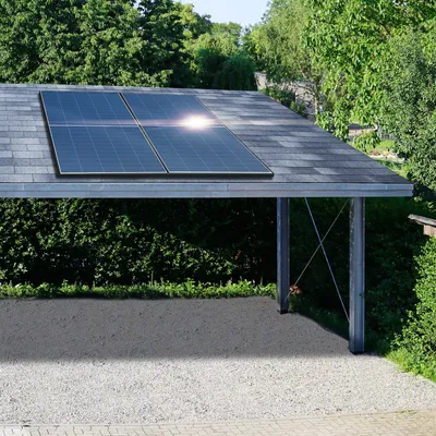 Produktbild von SUNNIVA® 920W Balkonkraftwerk BIFAZIAL FULLBLACK komplett Steckdose TSUN 800W Wechselrichter, PV Solaranlage, 5m Kabel, Bluetooth WIFI