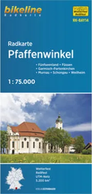 Immagine prodotto di Radkarte Pfaffenwinkel 1:75.000 (RK-BAY14)