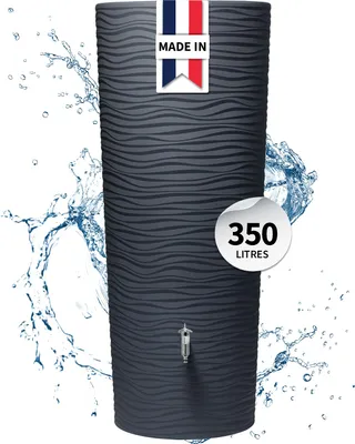 Image de GARANTIA Réservoir NATURA 2en1 350 L graphite avec bac plantes intégré