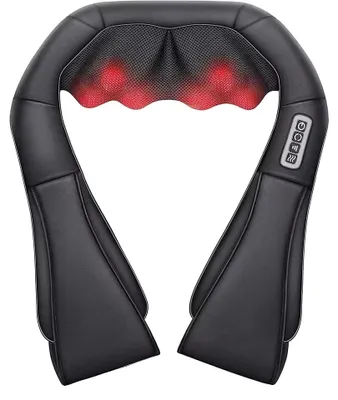 Produktbild von Shiatsu-Massager, Tiefengewebekneten, Wärmetherapie, 4-Tasten-Panel, 220 V