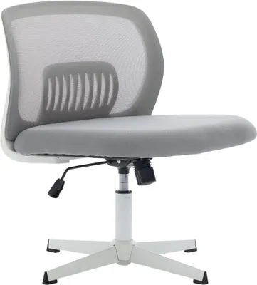 Produktbild von AIORBER Bürostuhl ohne Armlehnen, breiter Sitz, höhenverstellbar, Wippfunktion, 360° drehbar, ergonomischer Lesesessel, mehrere Farben