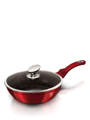 Zdjęcie produktu dla Patelnia Granitowa 24Cm Berlinger Haus Red Metallic Line Bh-1259