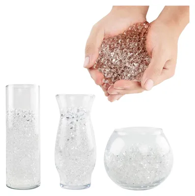 Produktbild von Durchsichtige Wasserperlen 50.000 Stück, Gelkugeln für Vasen-Deko, Hydroperlen für schwimmende Kerzen und Hochzeits-Centerpieces